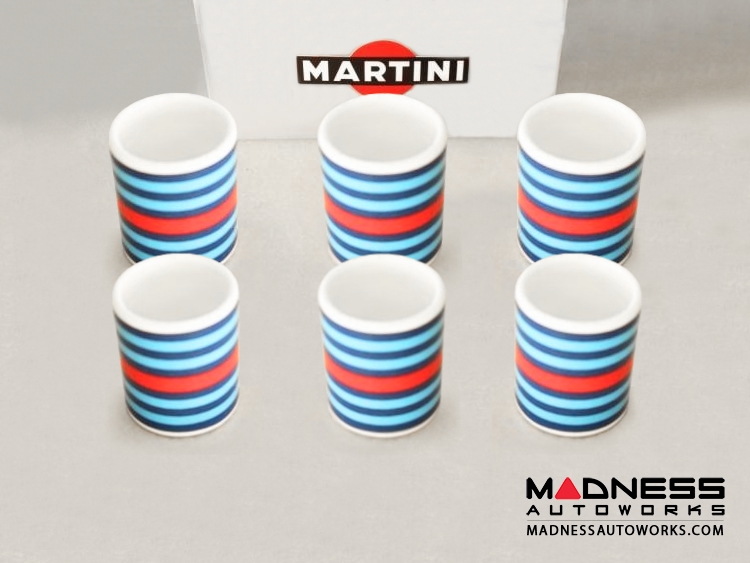 MARTINI Racing Cup Set (6) - MARTINI Racing Stripes